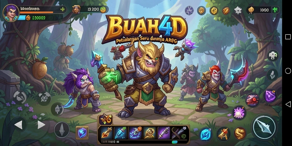 Tampilan menakjubkan dari gameplay ARPG BUAH4D dengan aksi penuh adrenalin.