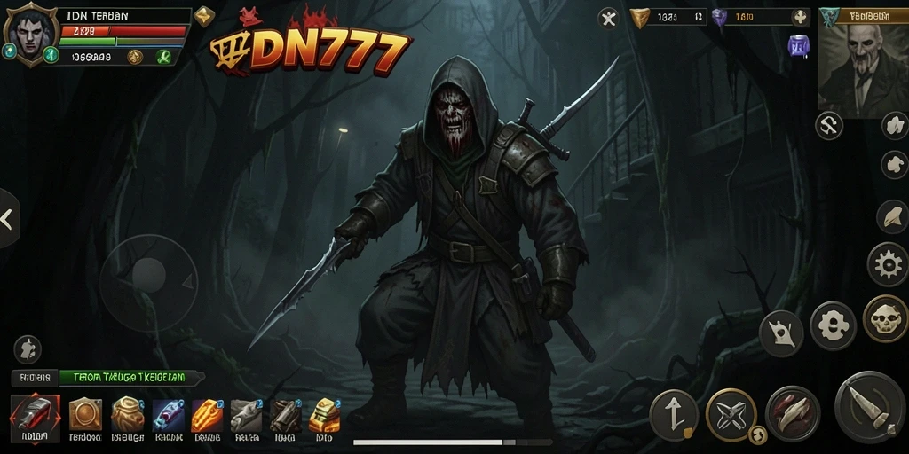 Gameplay menakutkan dengan suasana mencekam dalam IDN777.