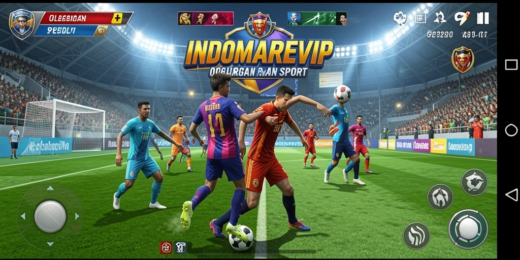 Tangkapan layar utama INDOMAREVIP menampilkan gameplay seru dengan grafik menarik.